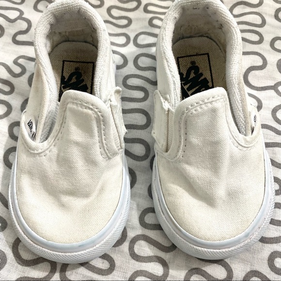 Vans Other - Vans | Toddler White Vans Classic Slip On